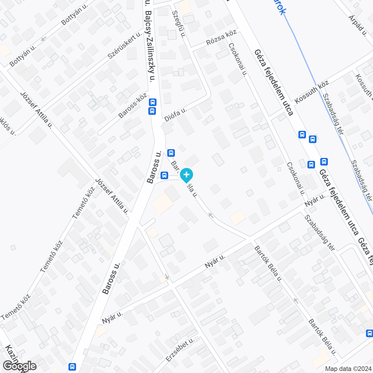 A gyógyszertár címe