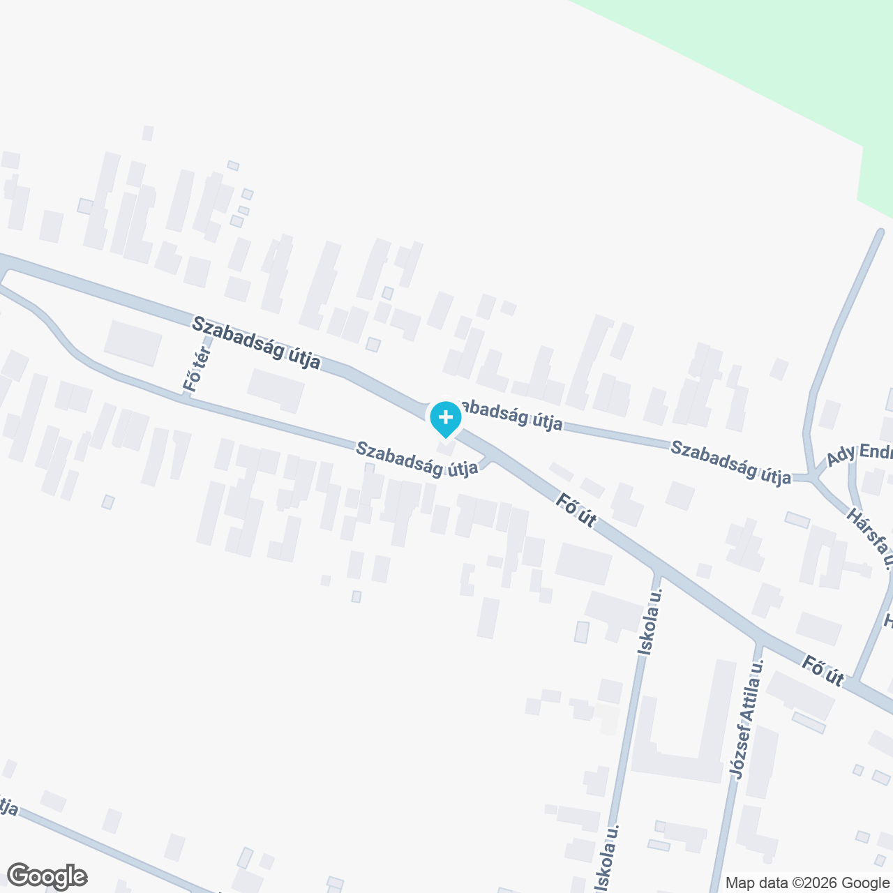 A gyógyszertár címe